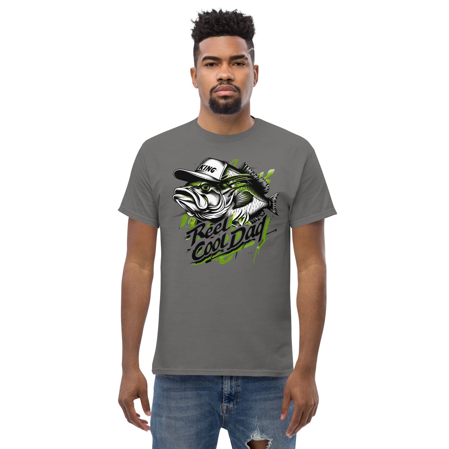 Reel Cool Dad | Fishing T-Shirt - Royal - T-Shirts Online