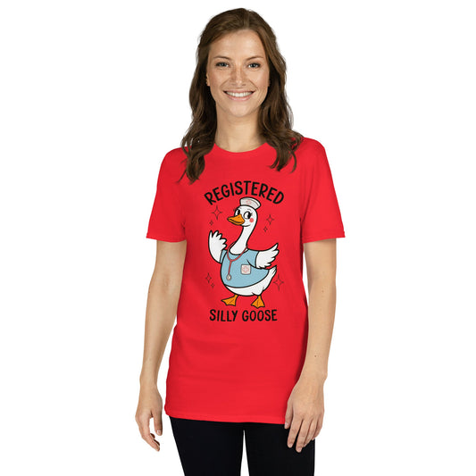 Registered Silly Goose T-Shirt - Red - T-Shirts Online