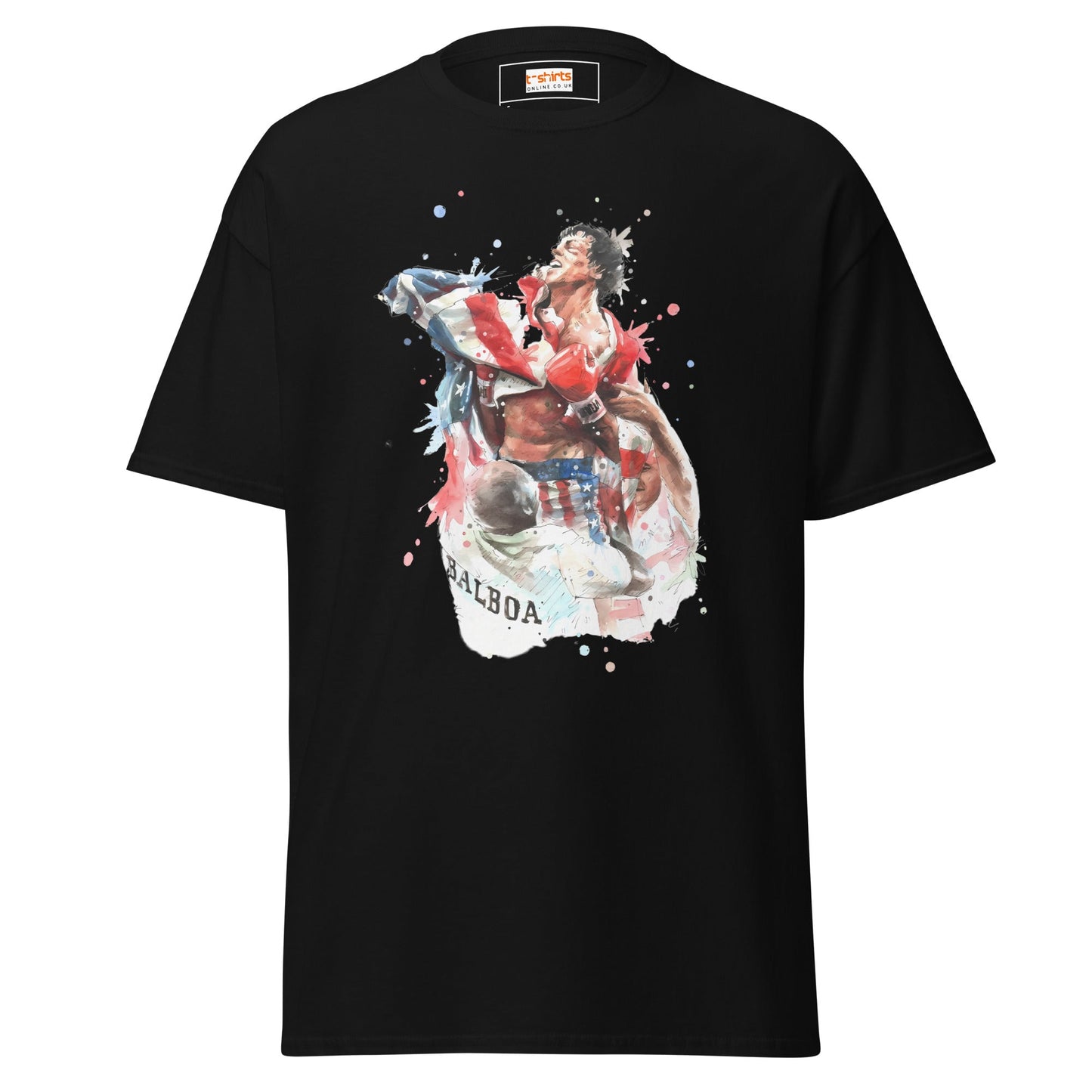 Rocky Inspired T-Shirt | Boxing T-Shirts - Black - T-Shirts Online