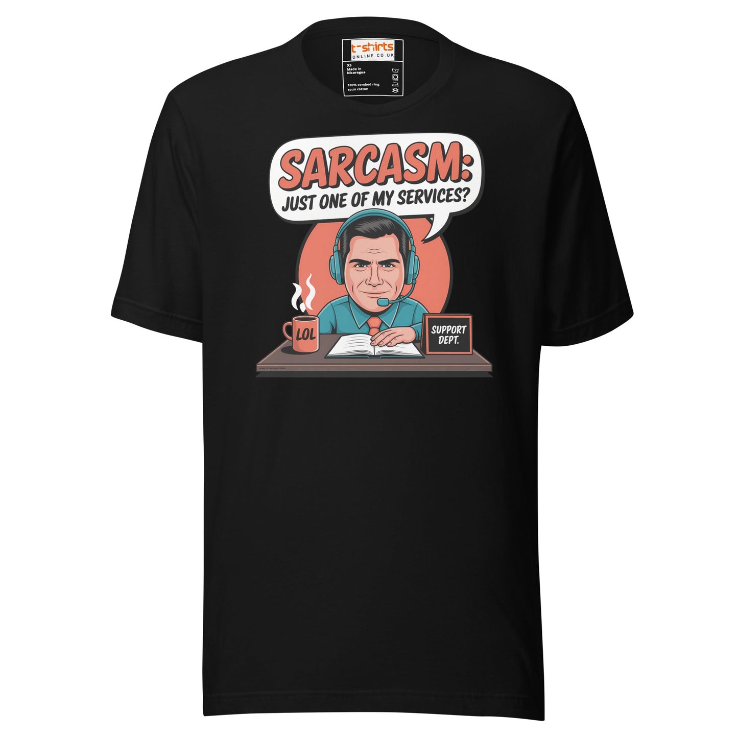 Sarcasm, Just one of my Services T-Shirt - Black - T-Shirts Online