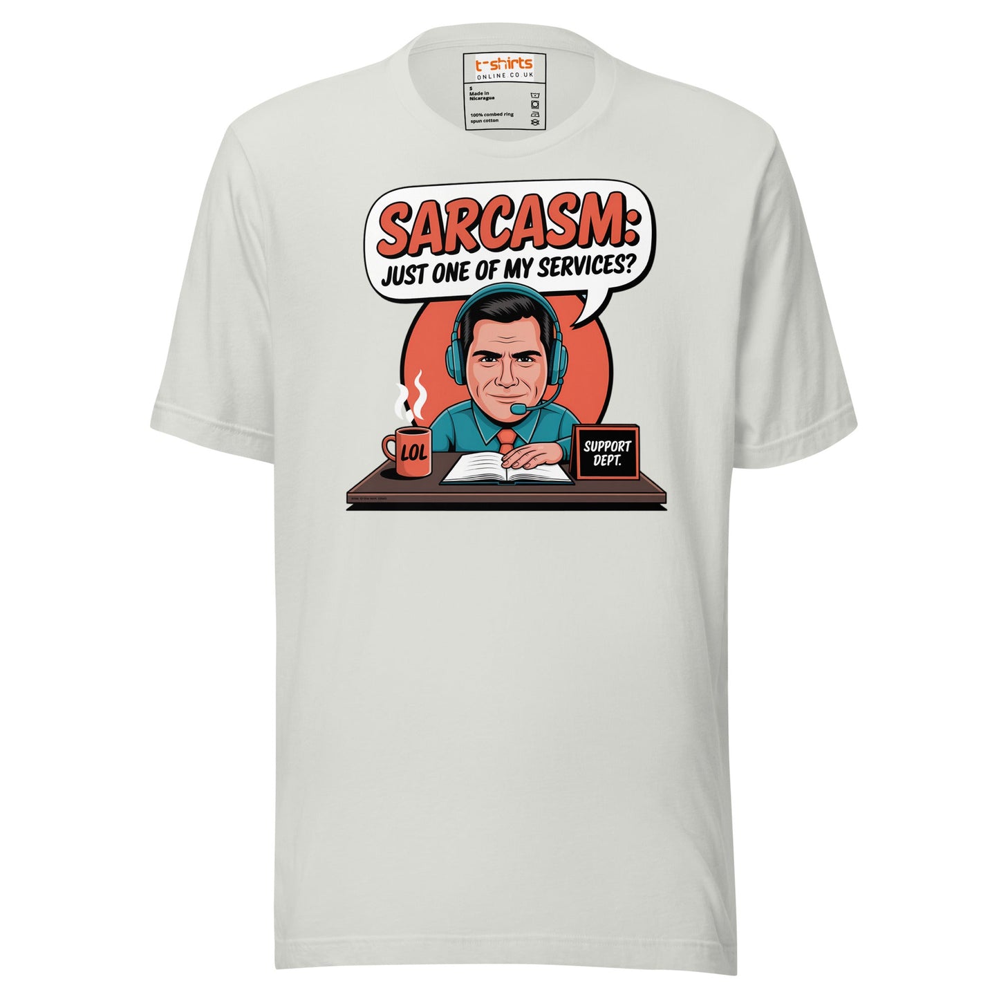 Sarcasm, Just one of my Services T-Shirt - Silver - T-Shirts Online