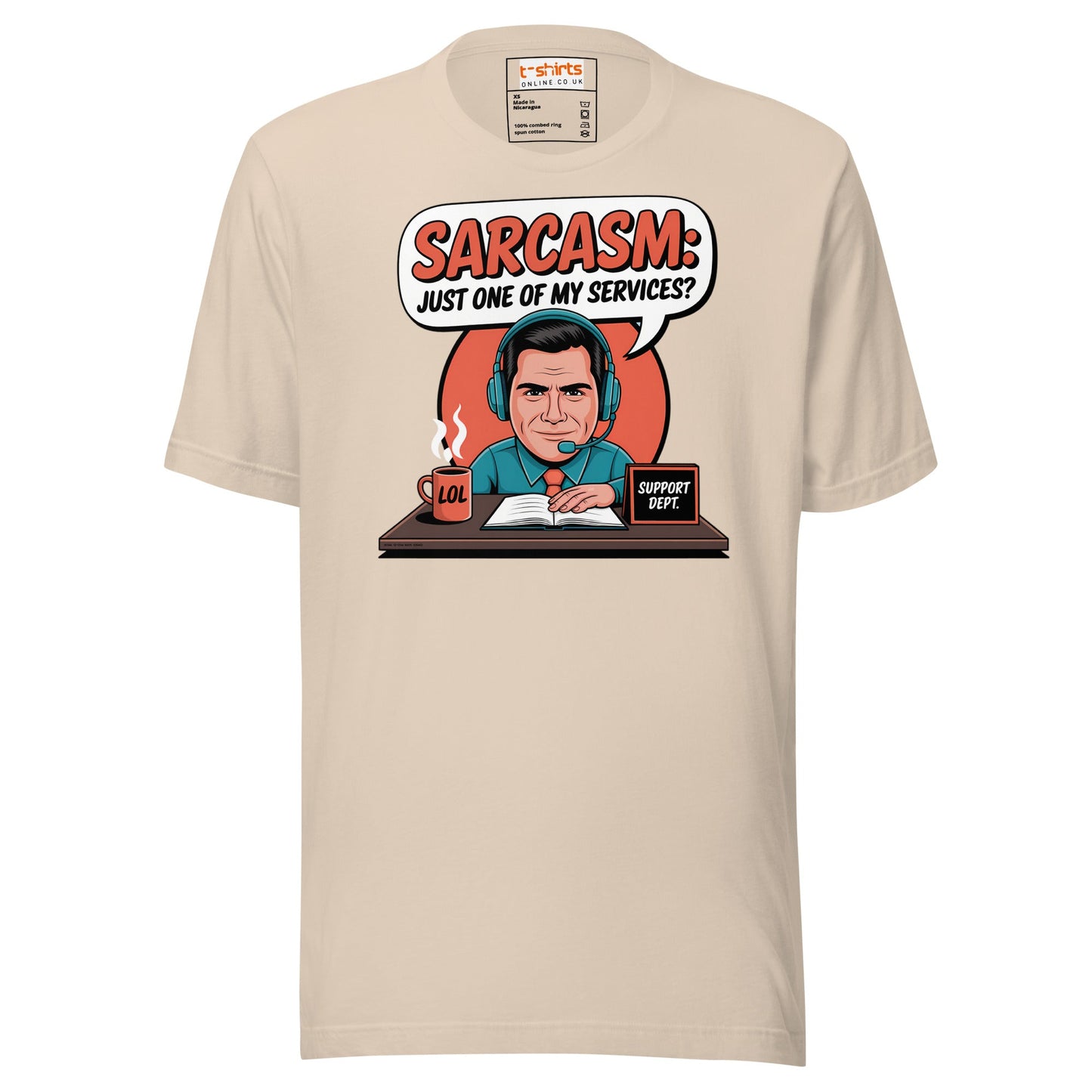 Sarcasm, Just one of my Services T-Shirt - Soft Cream - T-Shirts Online