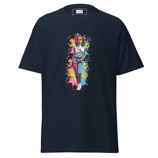 Sassy! | Retro Woman T-Shirt - Navy - T-Shirts Online