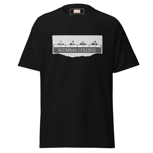 Scumbags College | TV Comedy T-Shirts - Black - T-Shirts Online
