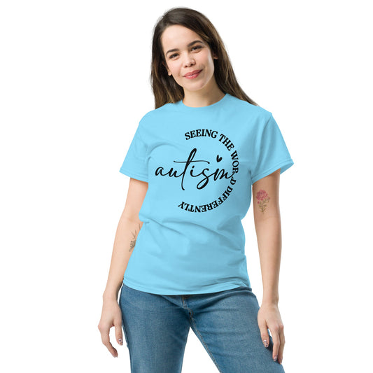 See the World Differently | Autism T-Shirt - Royal - T-Shirts Online
