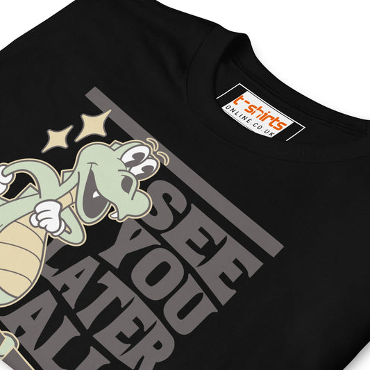 See You Later Alligator T-Shirt - Black - T-Shirts Online