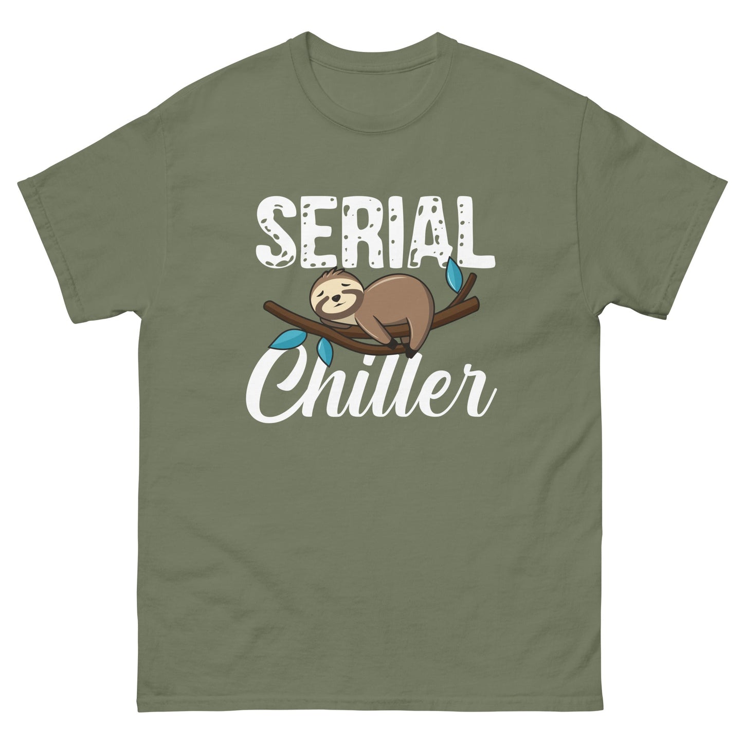 Serial Chiller | Unisex T-Shirt - Military Green - T-Shirts Online