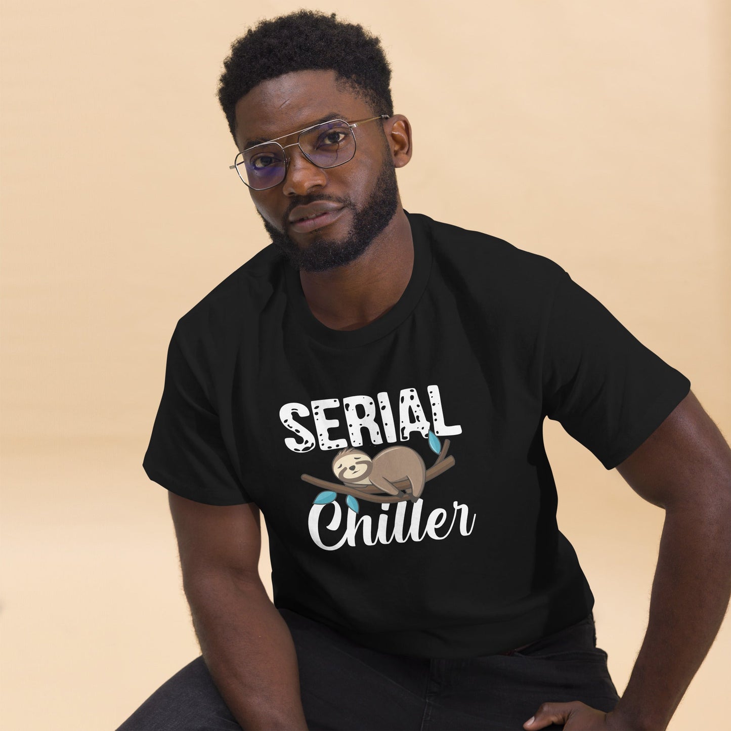 Serial Chiller | Unisex T-Shirt - Black - T-Shirts Online