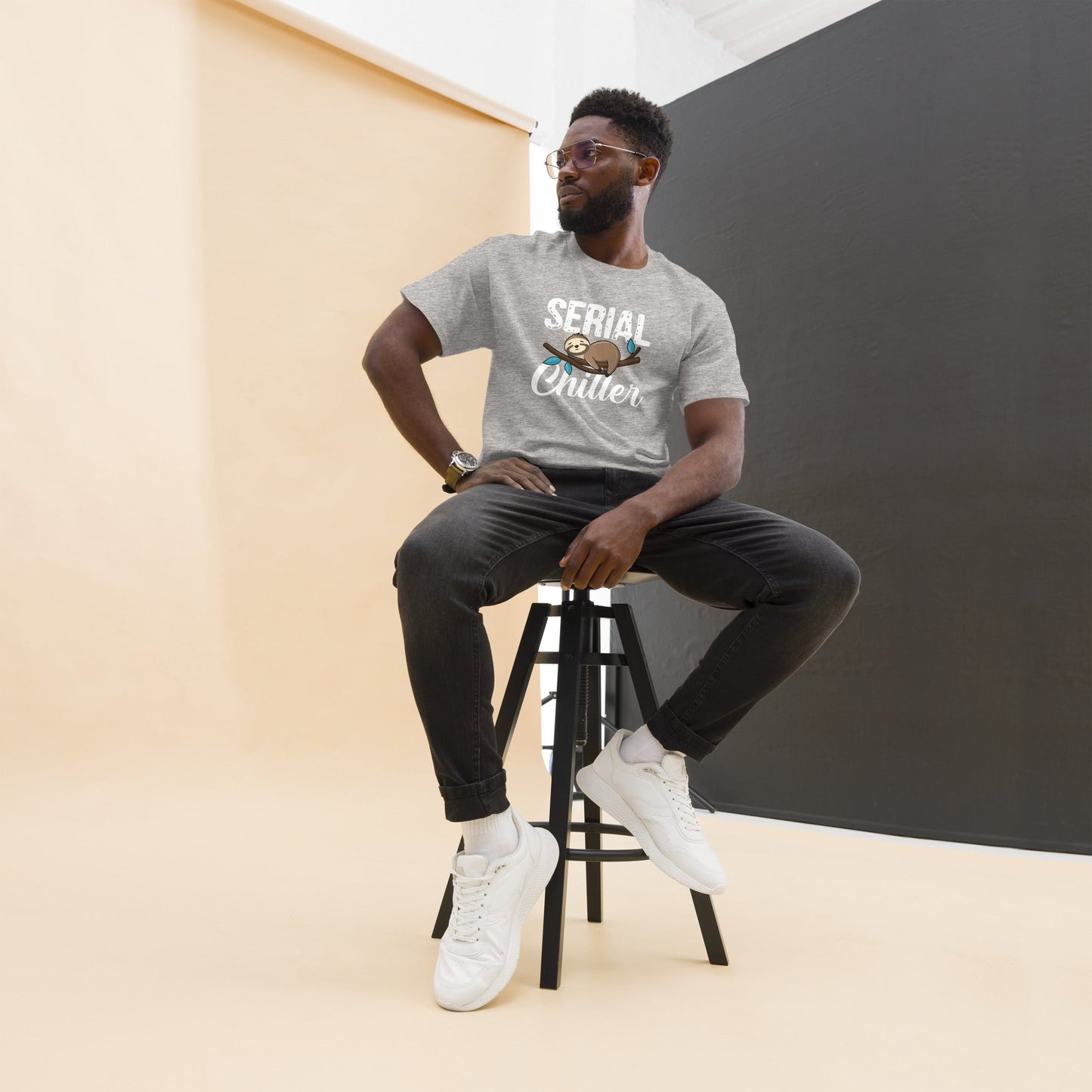 Serial Chiller | Unisex T-Shirt - Black - T-Shirts Online