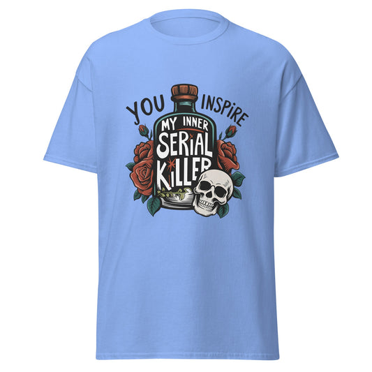 Serial Killer | Horror T-Shirt - Carolina Blue - T-Shirts Online