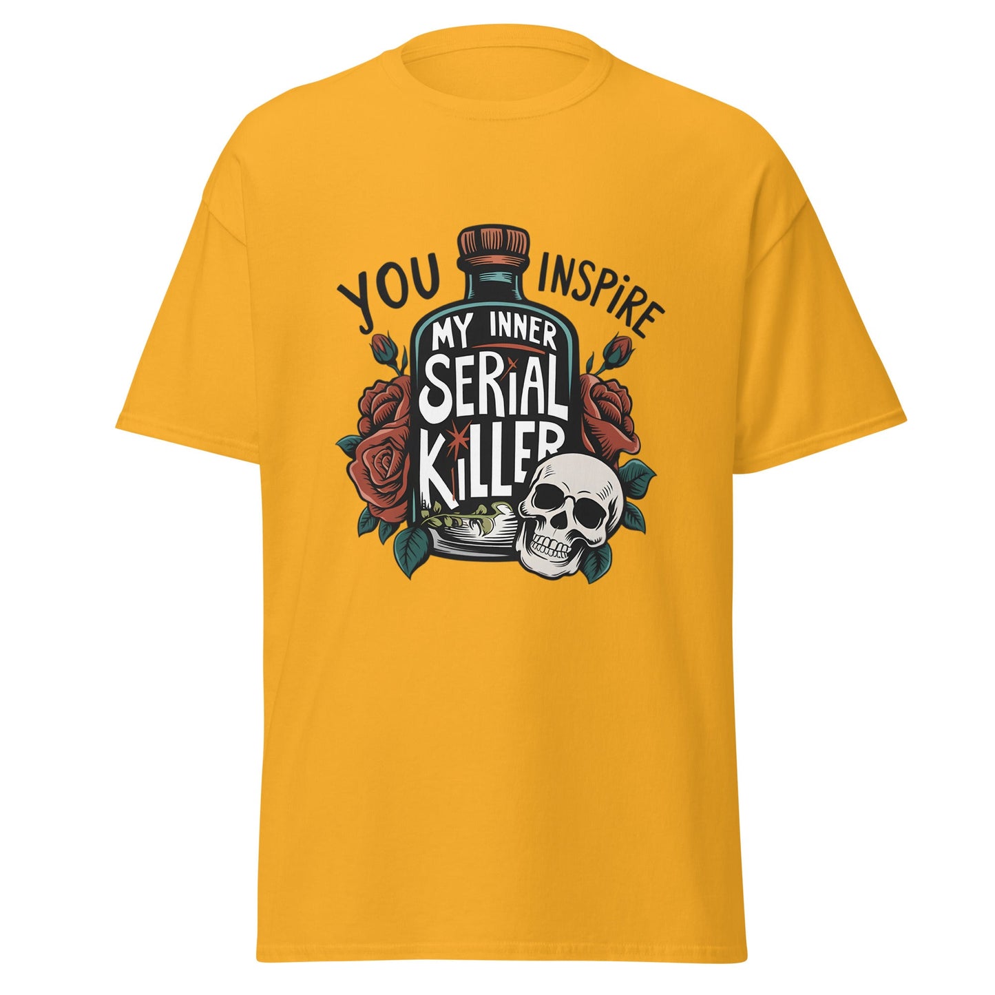 Serial Killer | Horror T-Shirt - Gold - T-Shirts Online