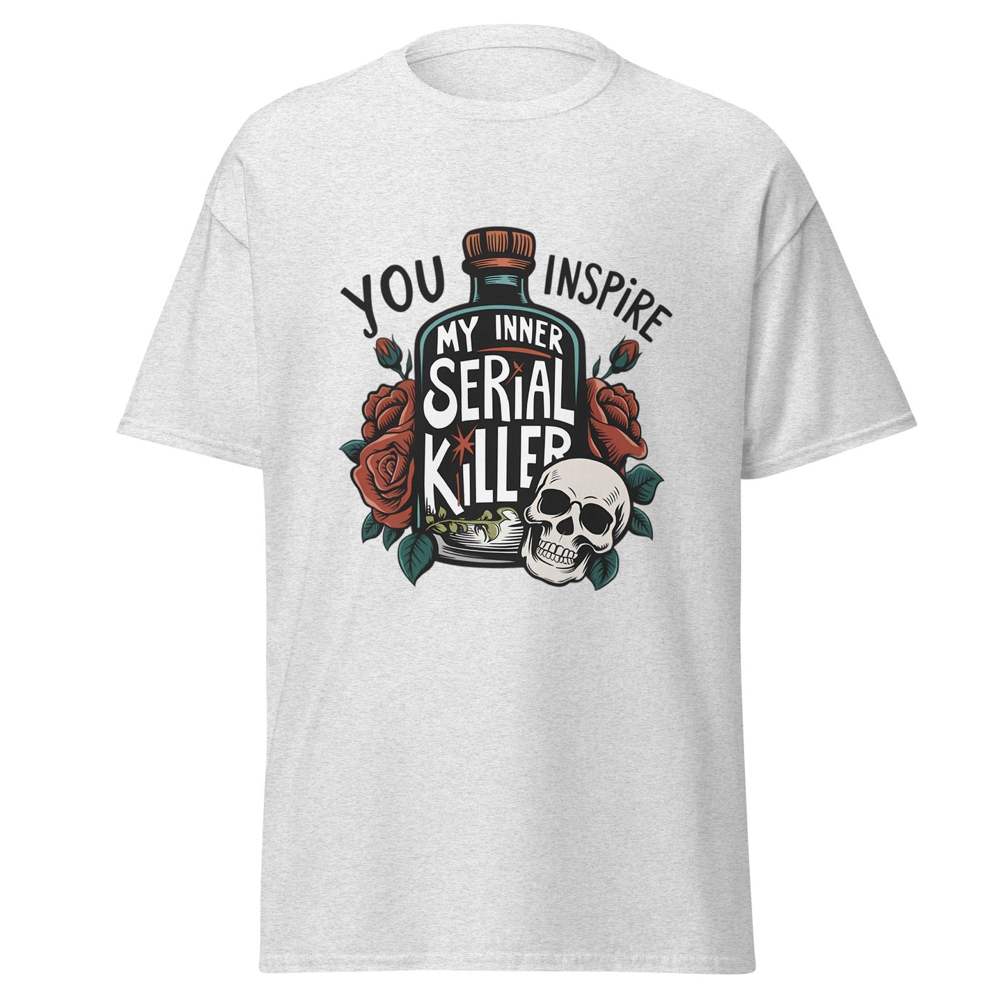 Serial Killer | Horror T-Shirt - Ash - T-Shirts Online