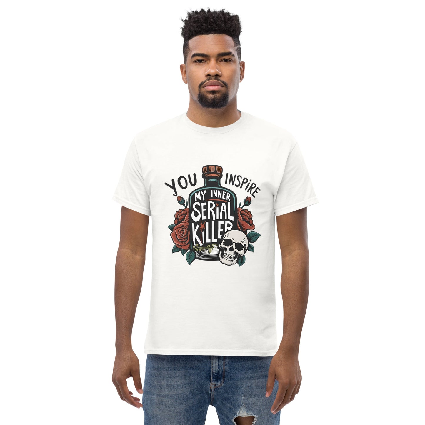 Serial Killer | Horror T-Shirt - Carolina Blue - T-Shirts Online