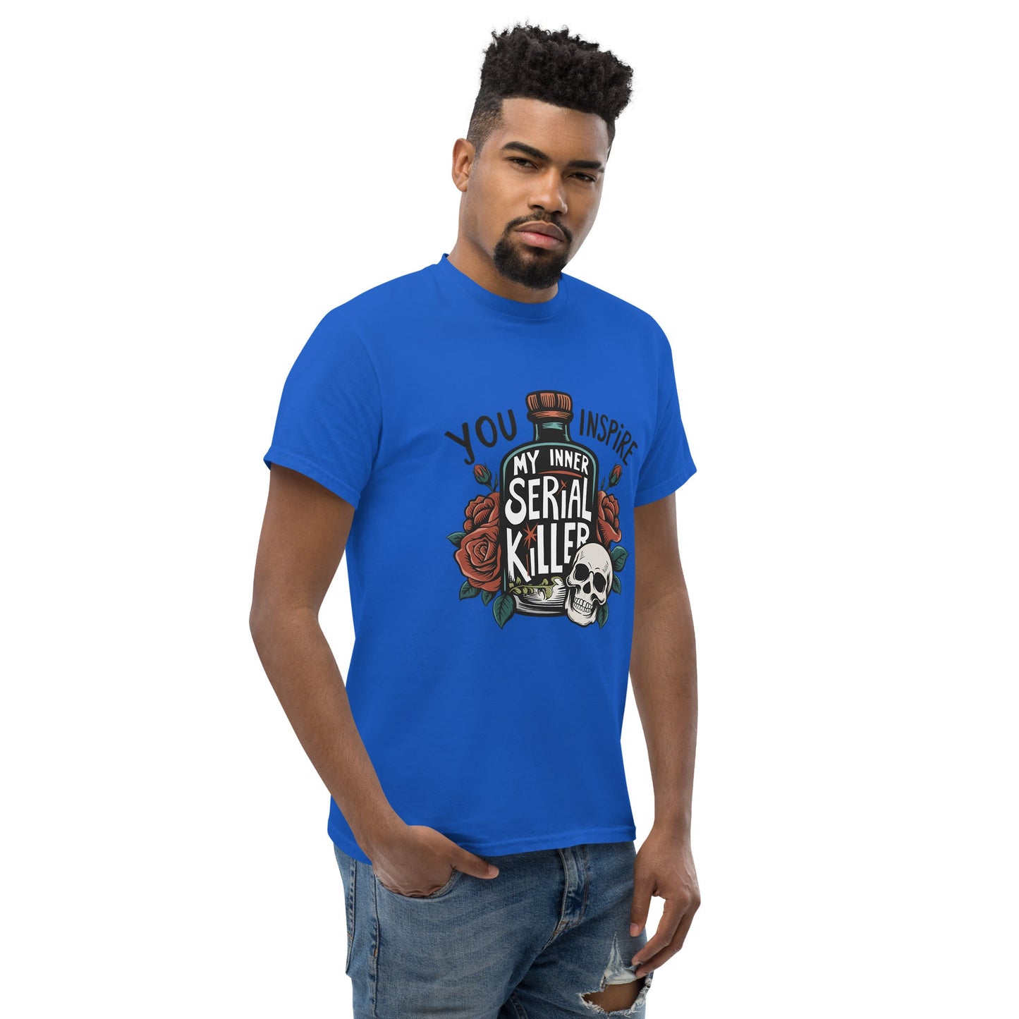 Serial Killer | Horror T-Shirt - Royal - T-Shirts Online