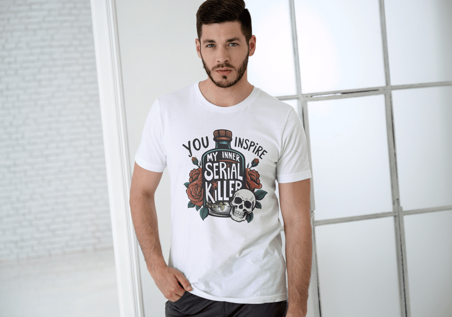 Serial Killer | Horror T-Shirt - Royal - T-Shirts Online