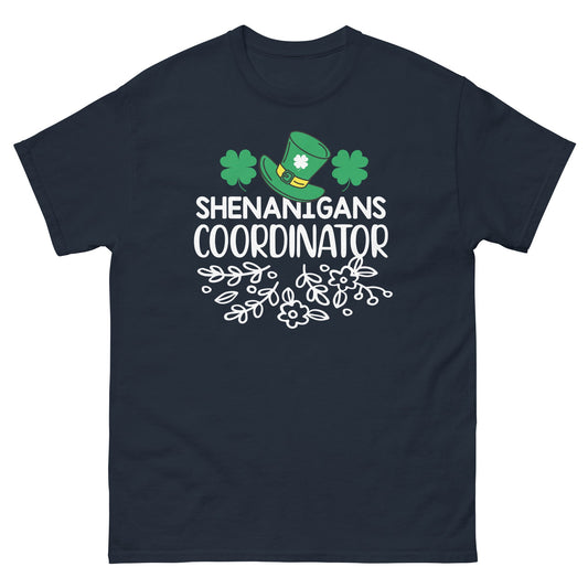 Shenanigans Coordinator | Unisex classic tee - Navy - T-Shirts Online