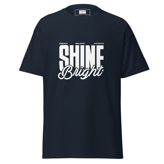 Shine Bright | Positivity T-Shirt - Navy - T-Shirts Online