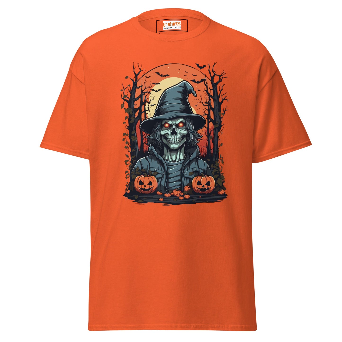 Skeleton | Halloween T-Shirt - Orange - T-Shirts Online