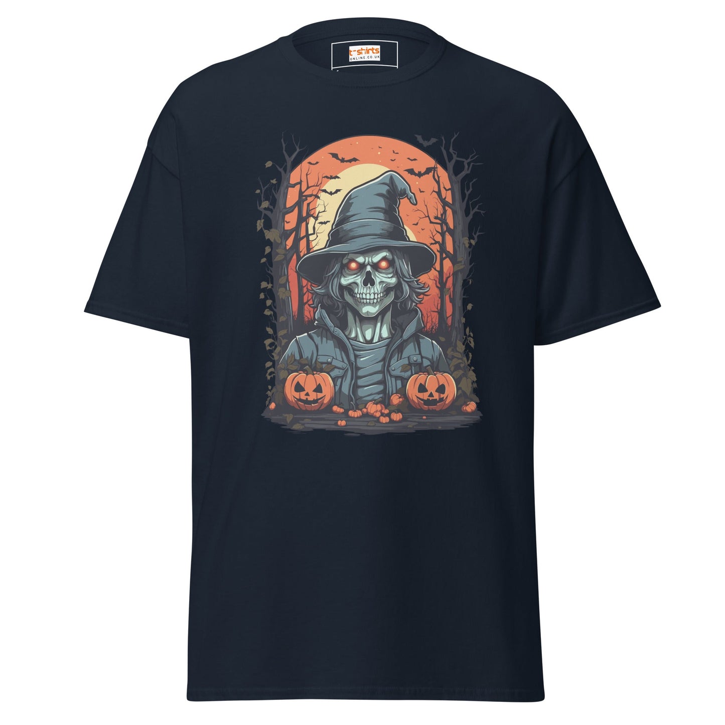 Skeleton | Halloween T-Shirt - Navy - T-Shirts Online