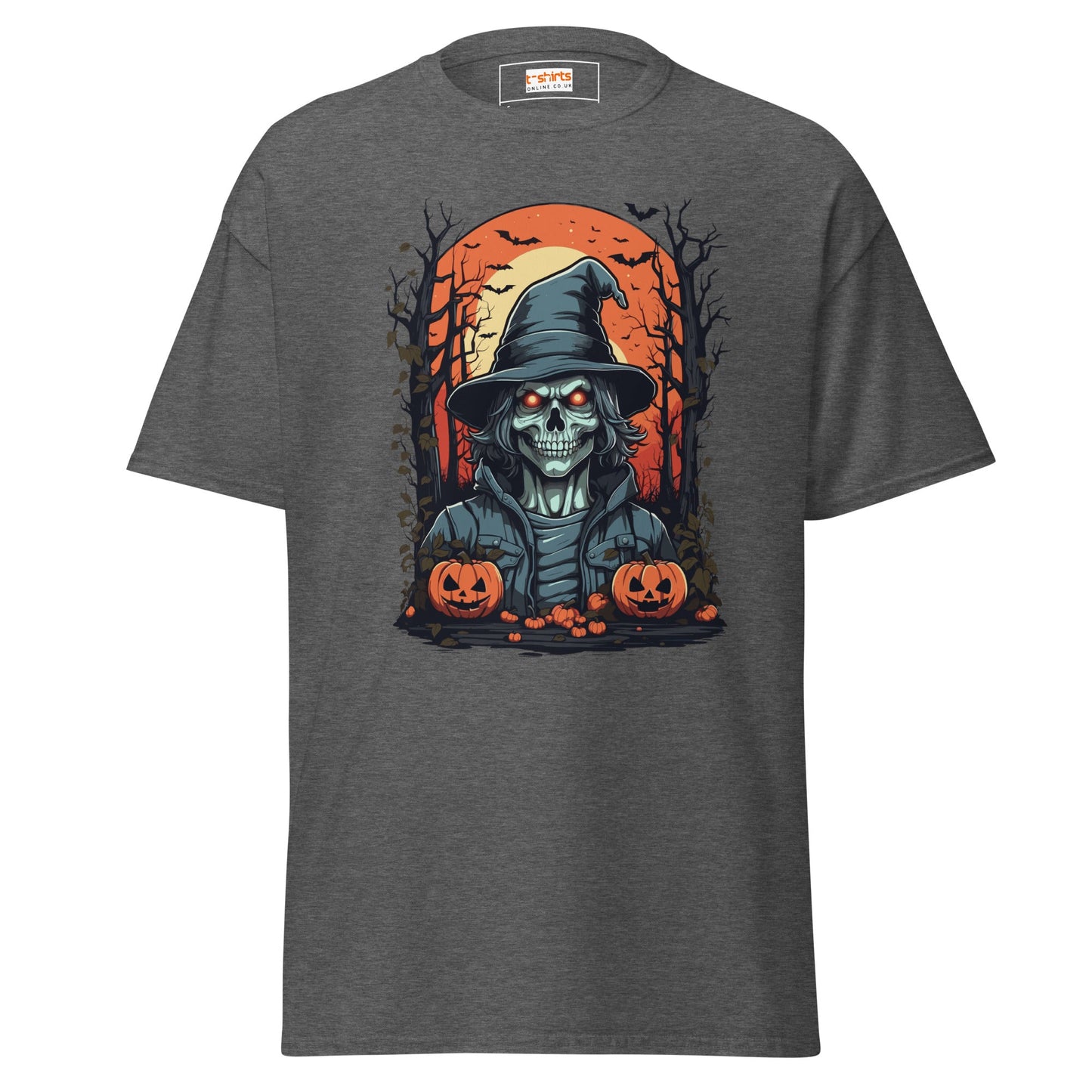 Skeleton | Halloween T-Shirt - Dark Heather - T-Shirts Online