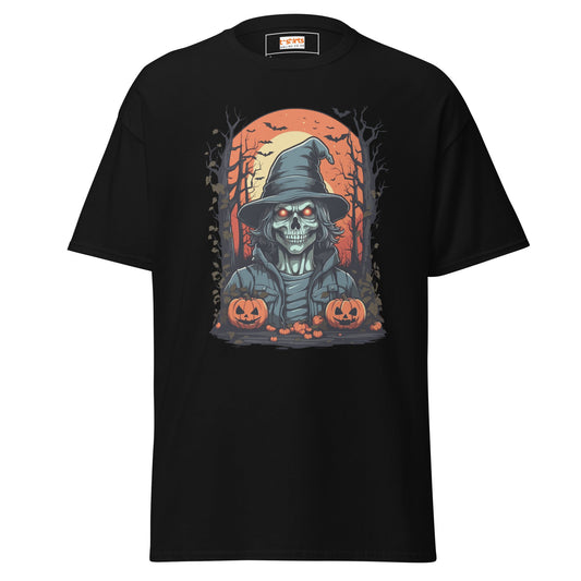 Skeleton Halloween T-Shirt – Spooky Graphic Cotton Tee for October Fun - Color - T-Shirts Online