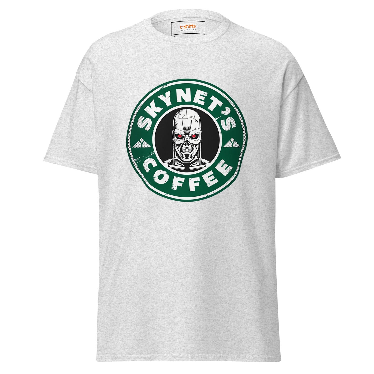 Skynets Coffee | Movie Parody T-Shirt - Ash - T-Shirts Online