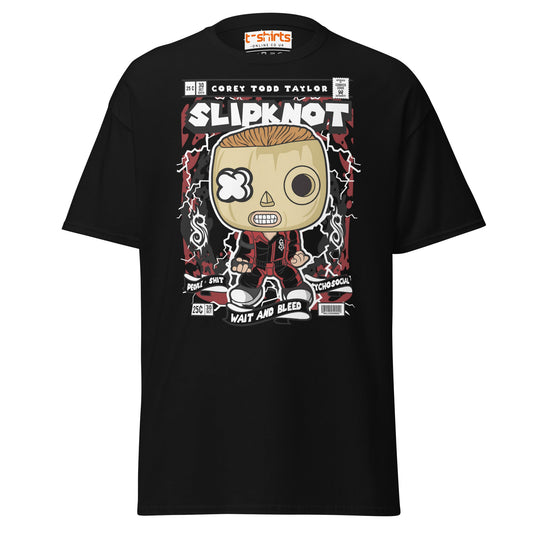 Slipknot Corey Taylor Funko Style T-Shirt - Black - T-Shirts Online