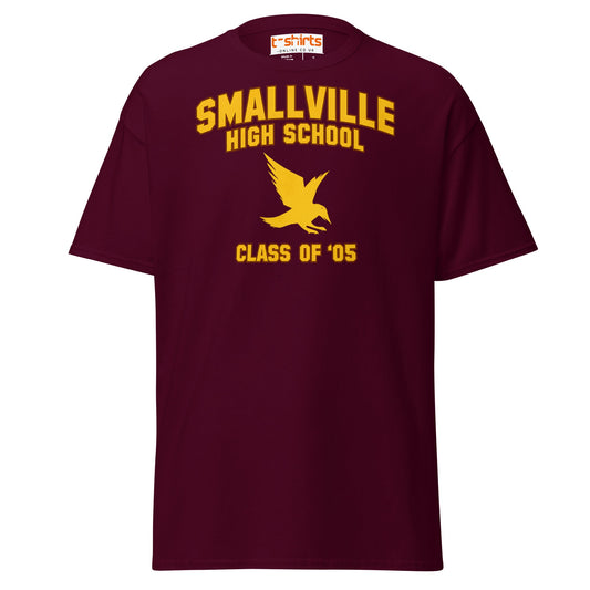 Smallville High School T-Shirt | Class of 2005 Tee - Maroon - T-Shirts Online