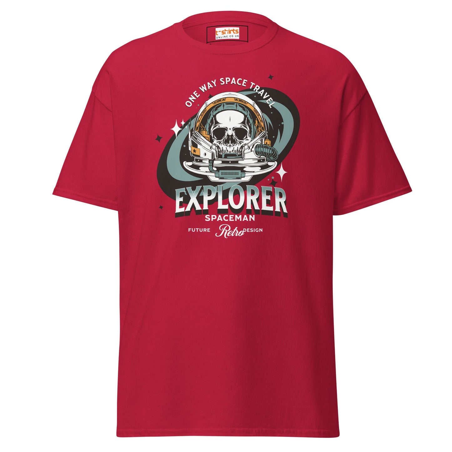 Space Travel T-Shirt | Space T-Shirt - Cardinal - T-Shirts Online