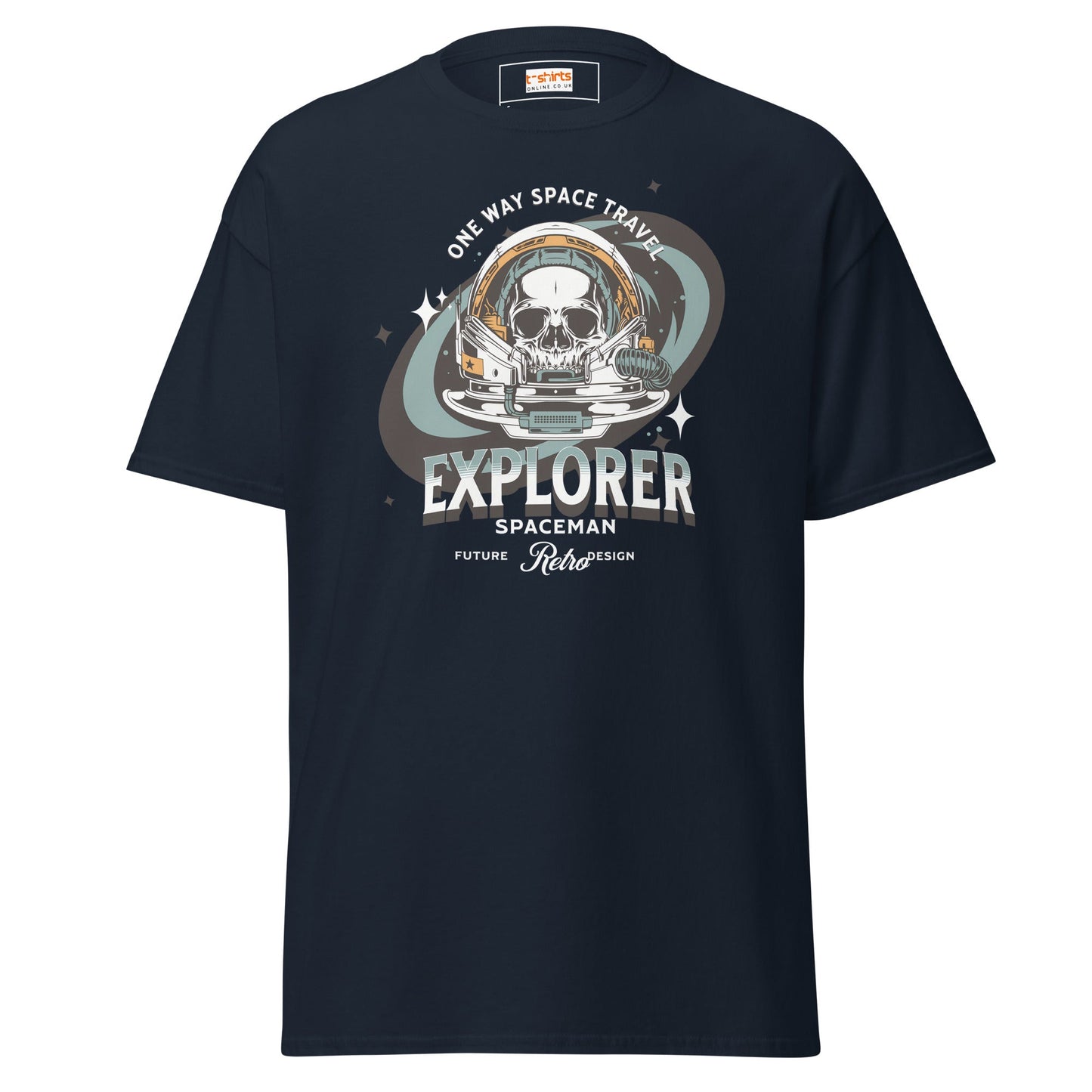 Space Travel T-Shirt | Space T-Shirt - Navy - T-Shirts Online