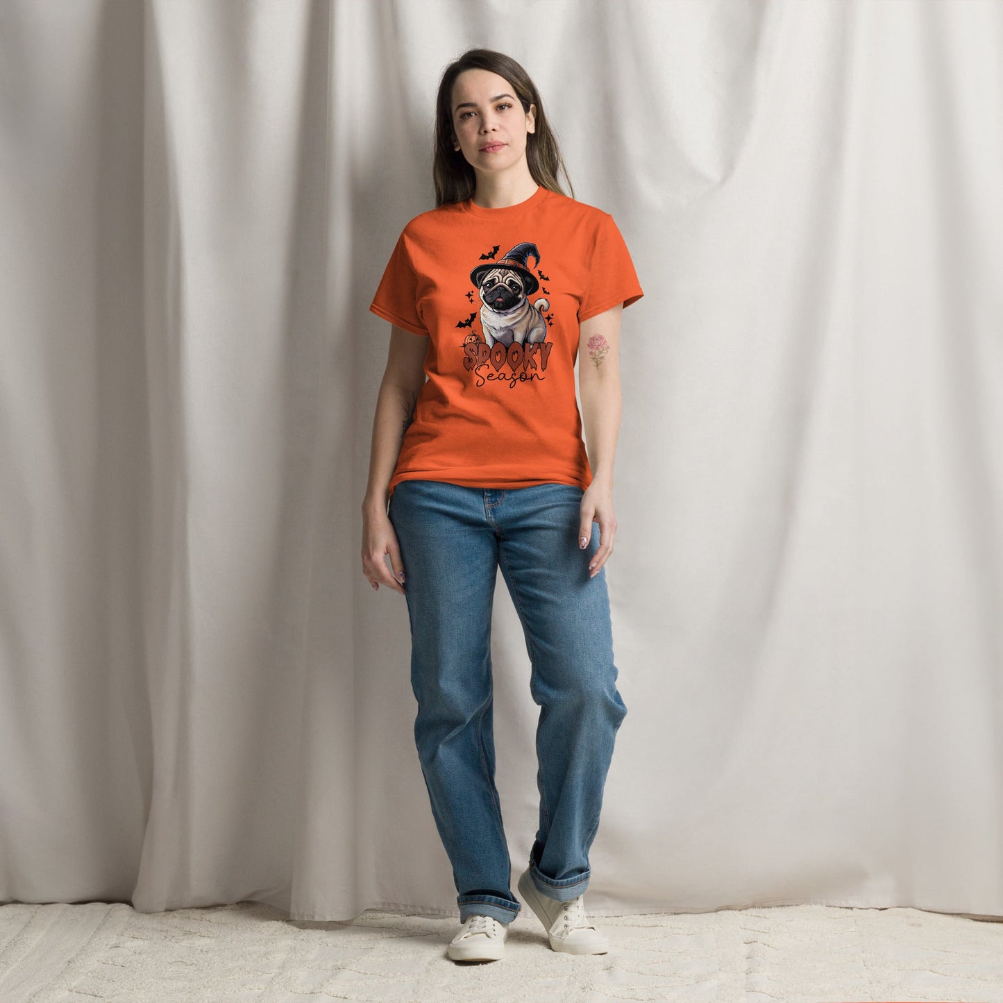 Spooky Season | Halloween | Unisex classic tee - Orange - T-Shirts Online