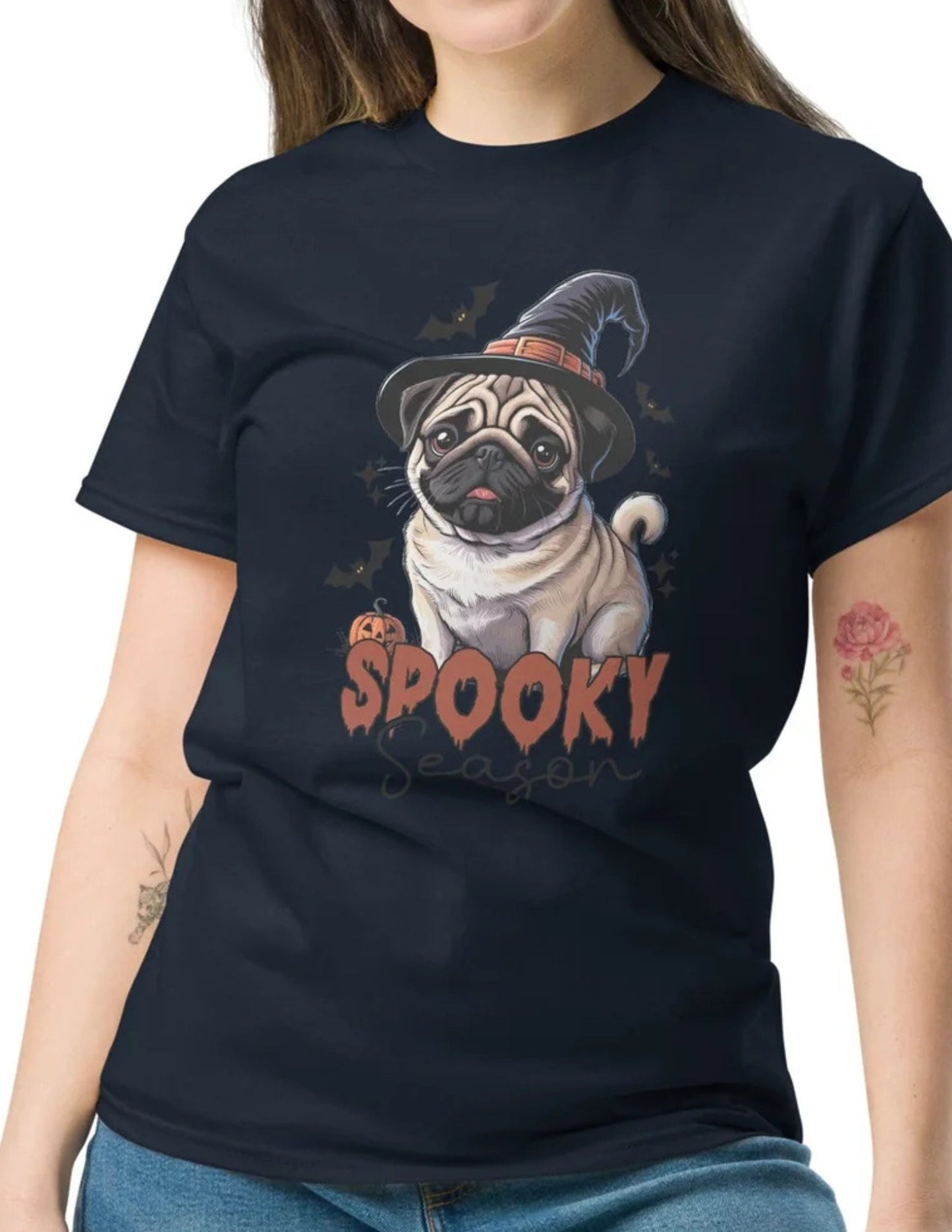 Spooky Season | Halloween | Unisex classic tee - Black - T-Shirts Online
