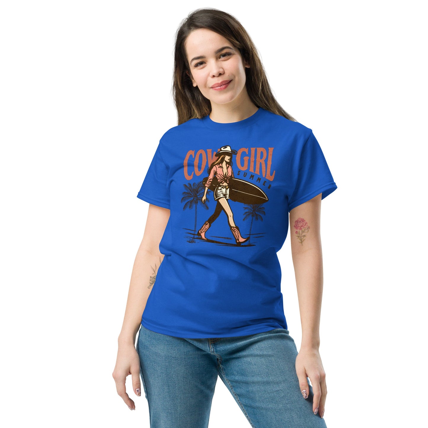 Summer Cowgirl | Women's T-Shirt - Black - T-Shirts Online