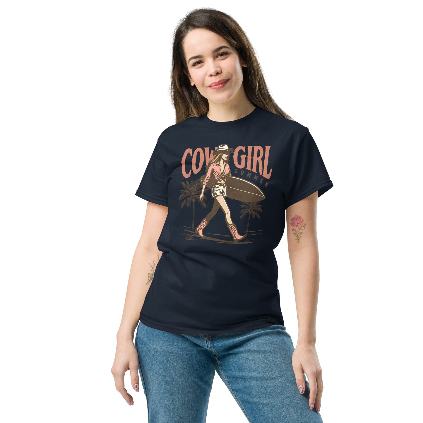 Summer Cowgirl | Women's T-Shirt - Black - T-Shirts Online