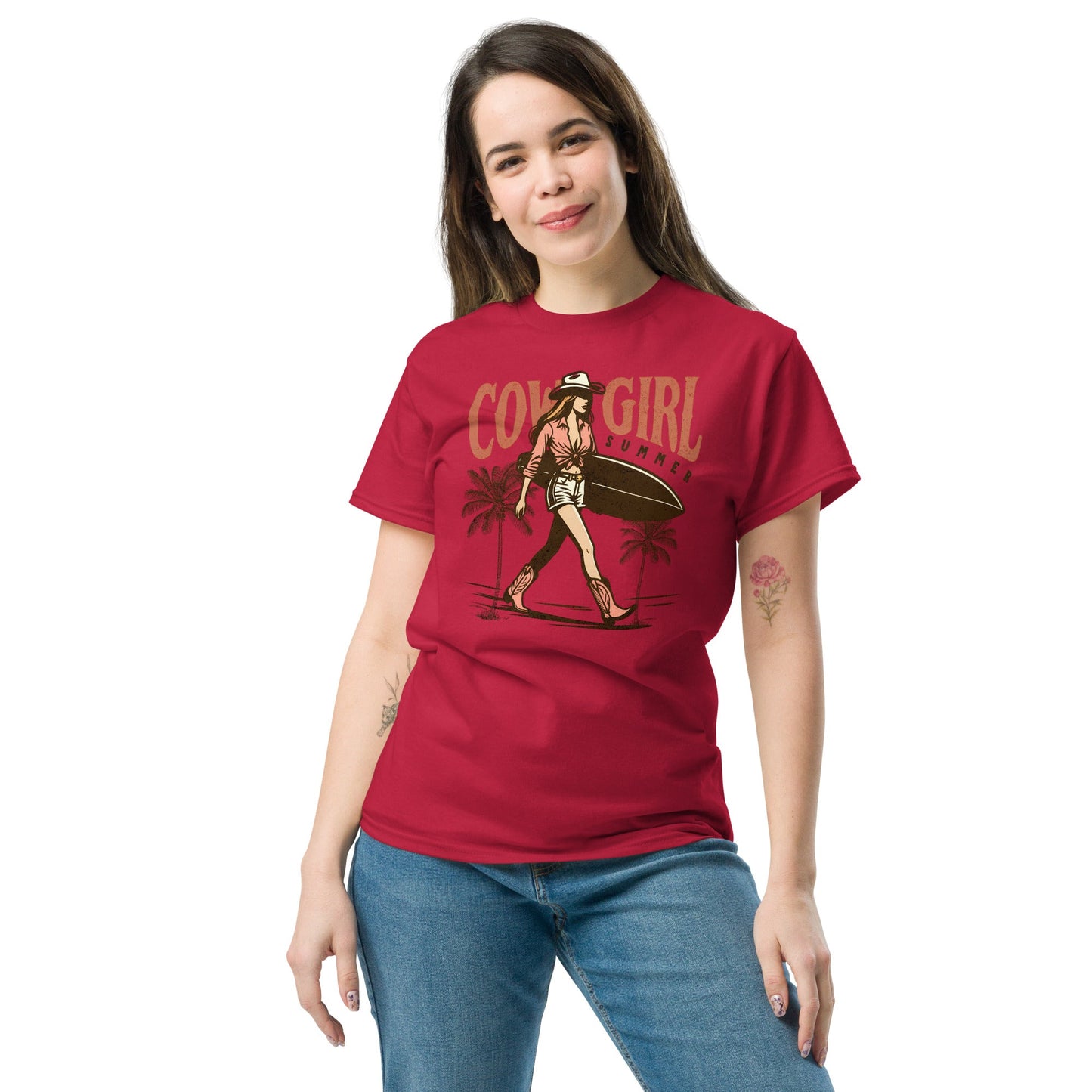 Summer Cowgirl | Women's T-Shirt - Black - T-Shirts Online