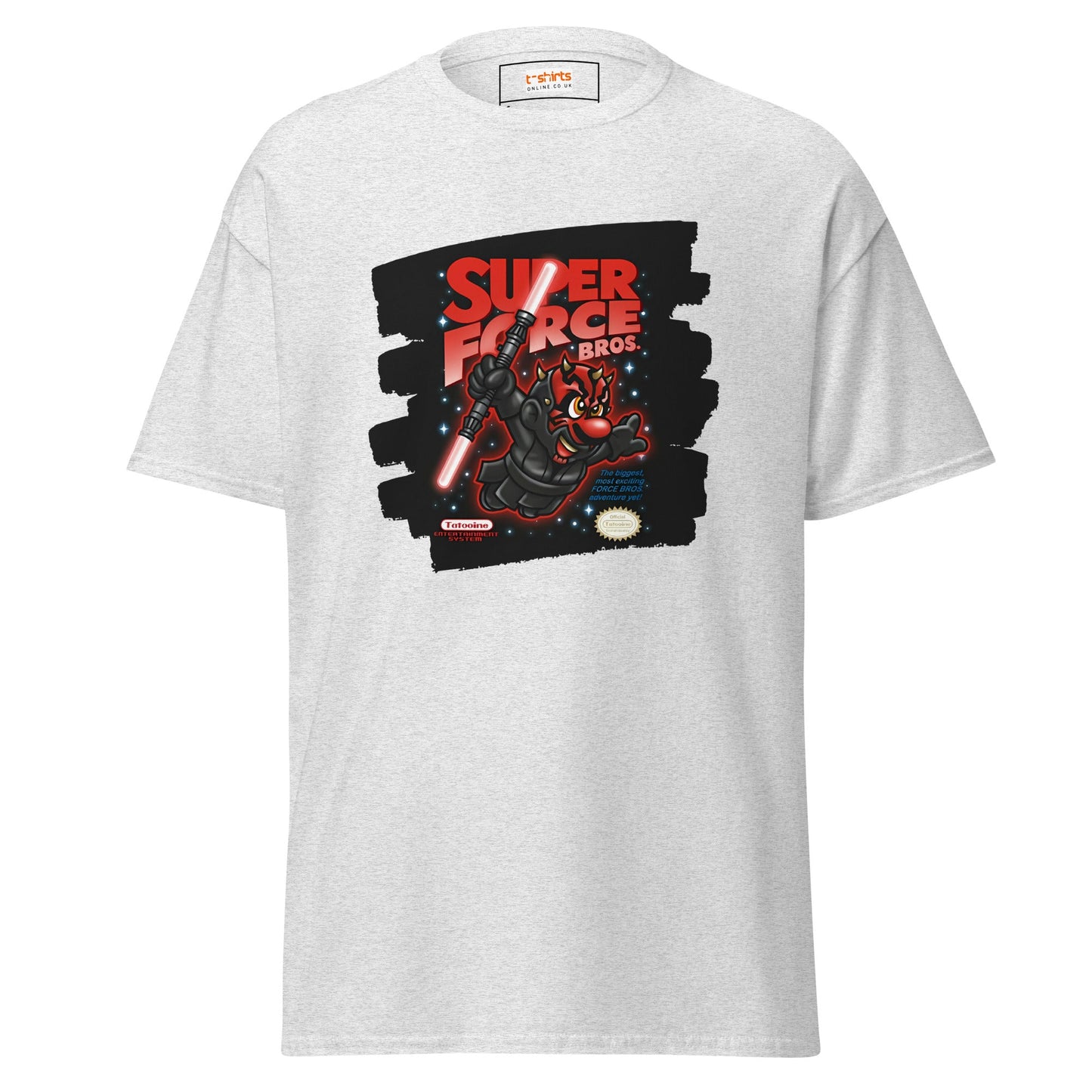 Super Force Bros | Movie Gaming T-Shirt - Ash - T-Shirts Online