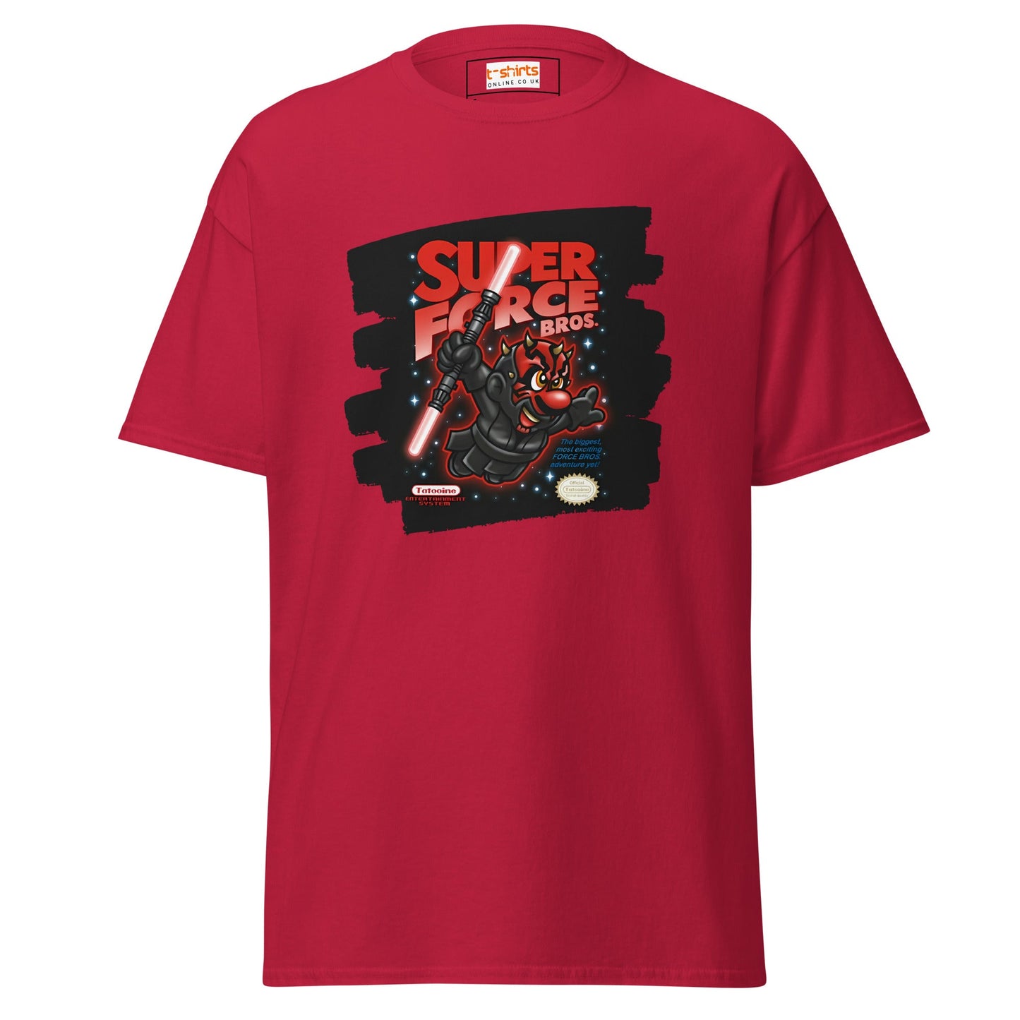 Super Force Bros | Movie Gaming T-Shirt - Cardinal - T-Shirts Online
