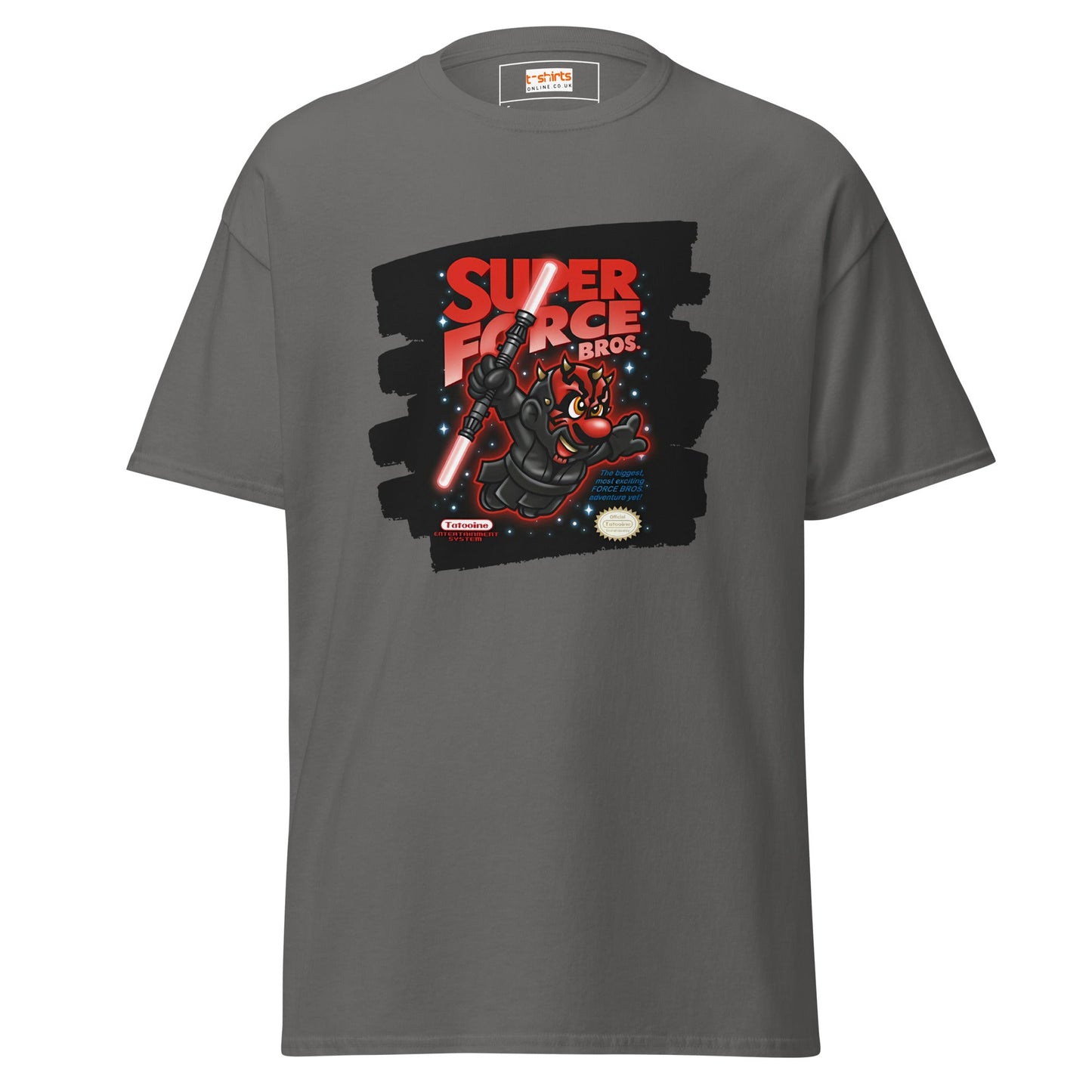 Super Force Bros | Movie Gaming T-Shirt - Charcoal - T-Shirts Online