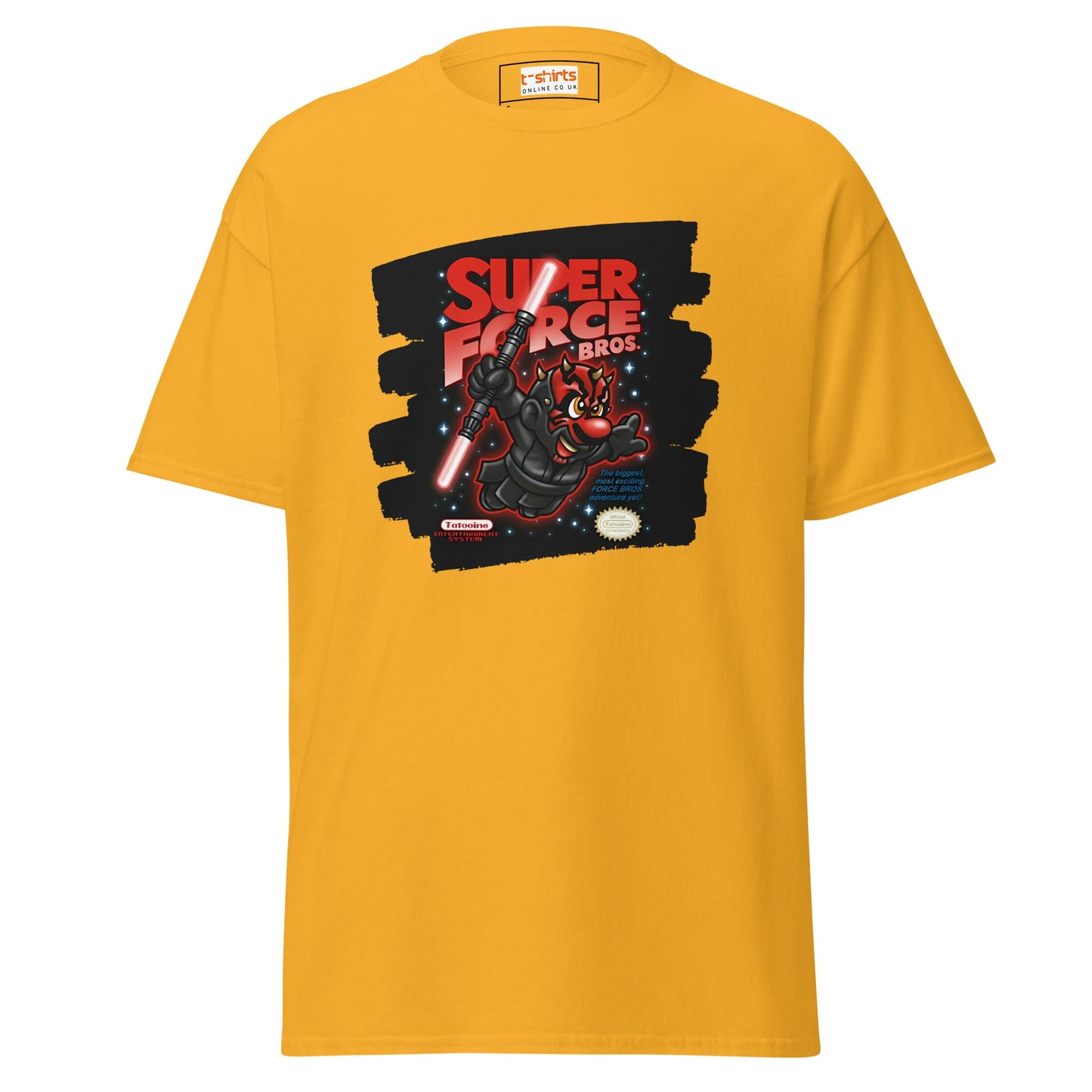 Super Force Bros | Movie Gaming T-Shirt - Gold - T-Shirts Online