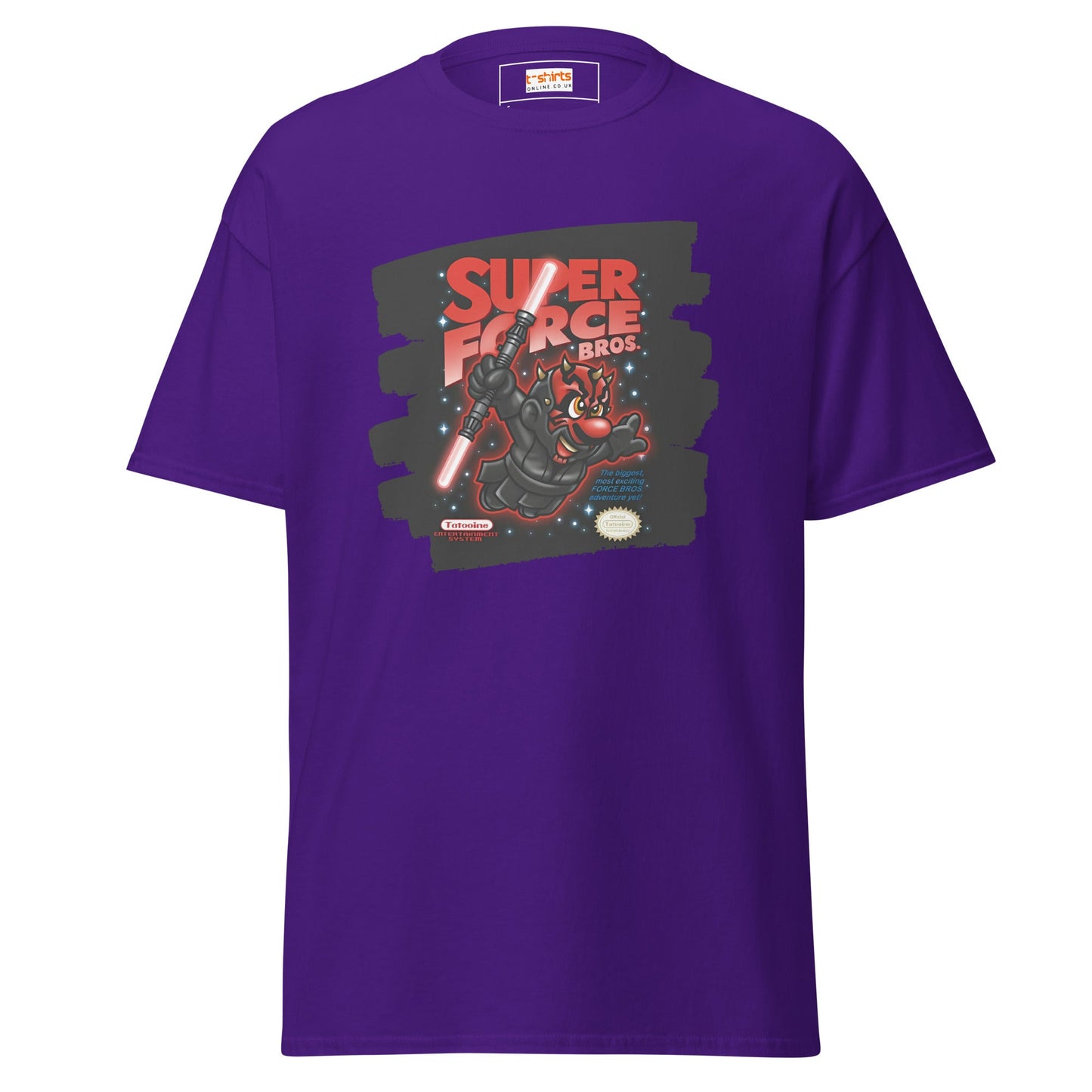 Super Force Bros | Movie Gaming T-Shirt - Purple - T-Shirts Online