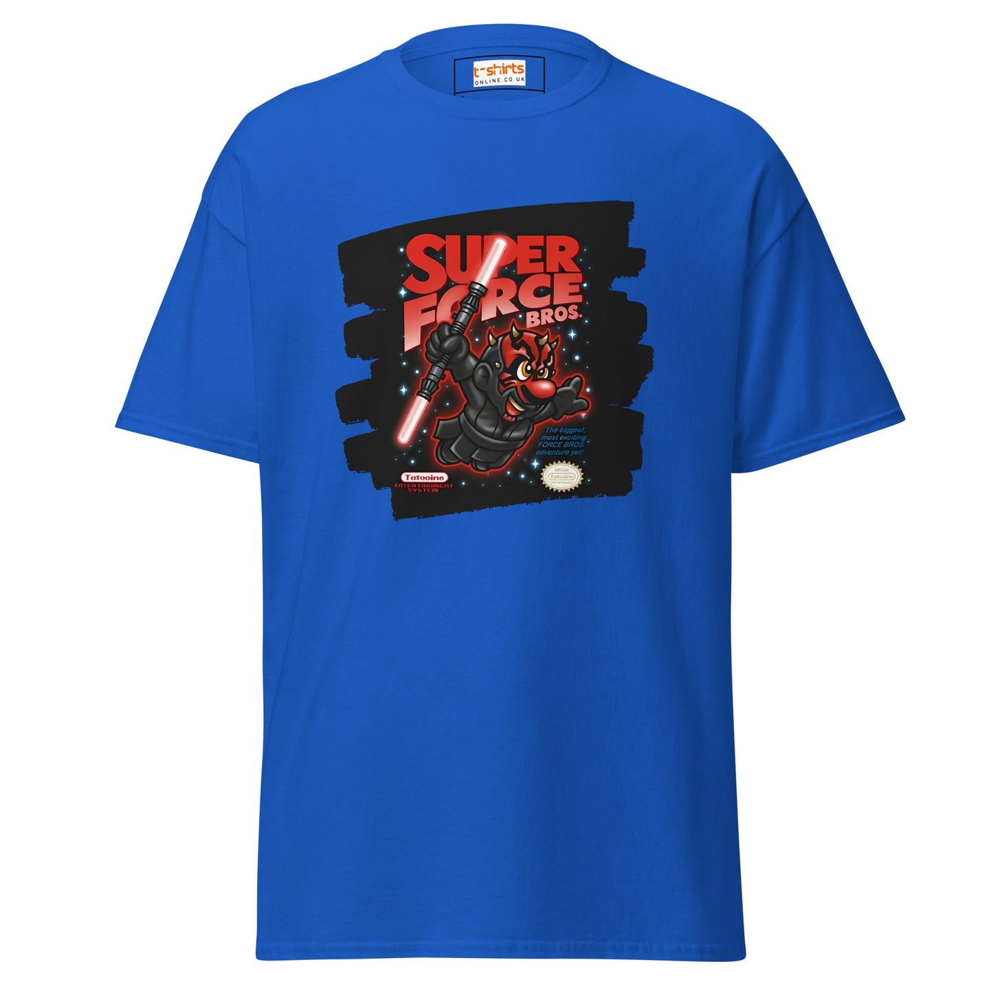 Super Force Bros | Movie Gaming T-Shirt - Royal - T-Shirts Online