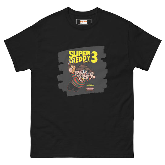 Super Freddie 3 | Mashup Gamer Movie T-Shirt - Black - T-Shirts Online