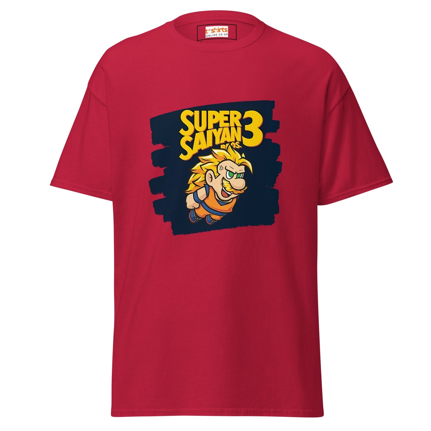 Super Saiyan Bros | Mashup Gaming Anime T-Shirt - Cardinal - T-Shirts Online