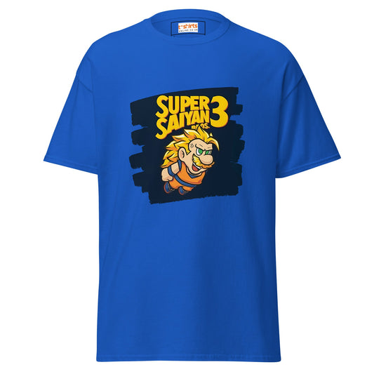 Super Saiyan Bros | Mashup Gaming Anime T-Shirt - Royal - T-Shirts Online