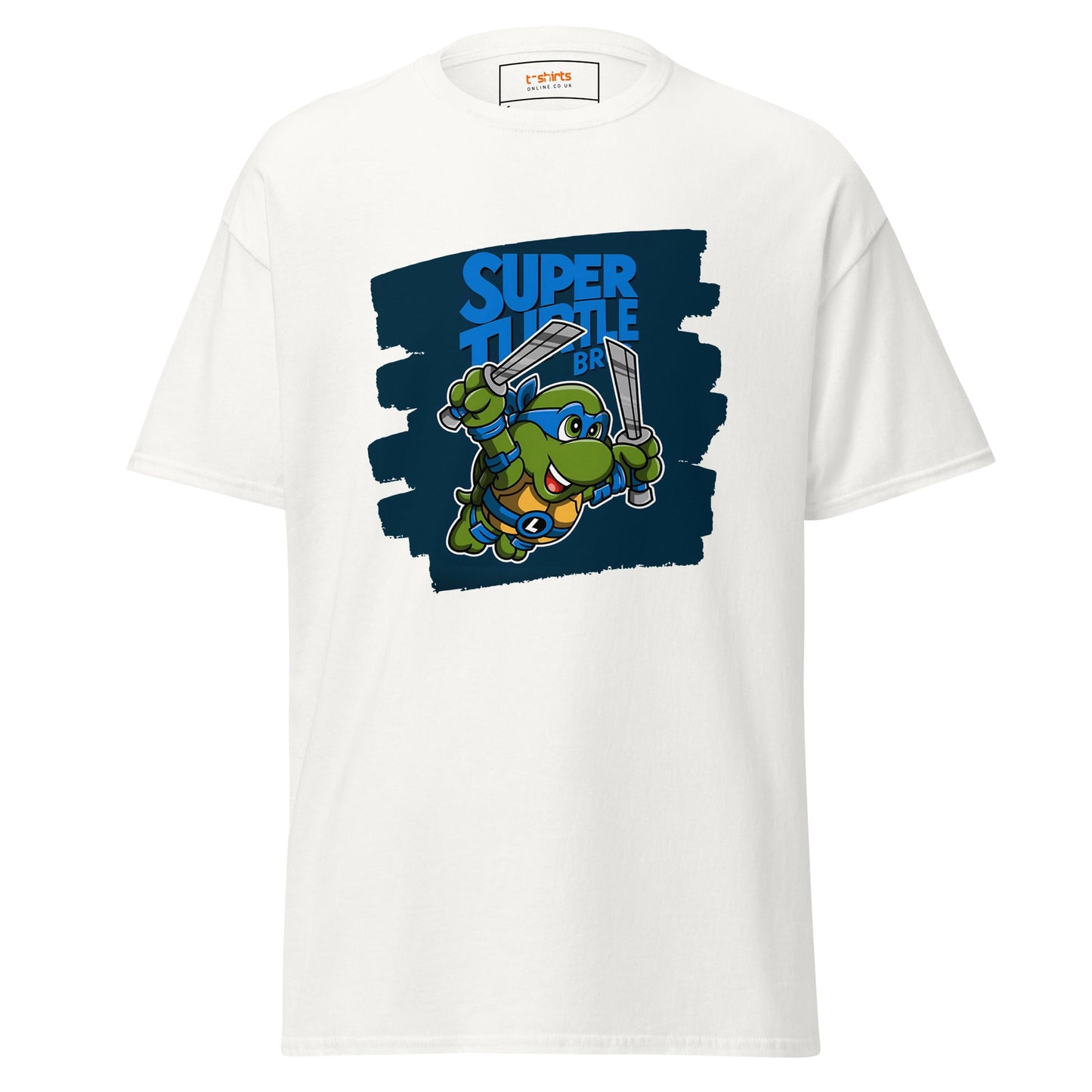Super Turtle Bros | Gaming Movie T-Shirt - White - T-Shirts Online