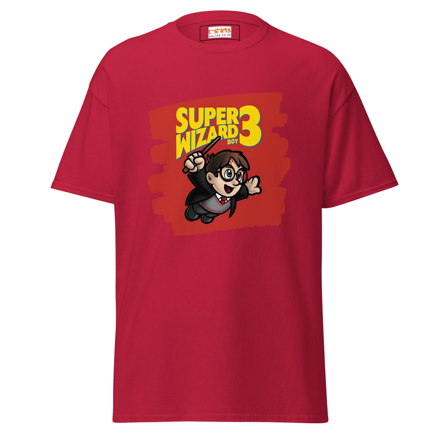 Super Wizard 3 | Mashup Gaming T-Shirt - Cardinal - T-Shirts Online