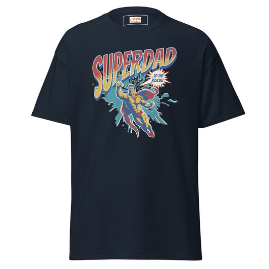SuperDad T-Shirt | Father's Day T-Shirt - Navy - T-Shirts Online