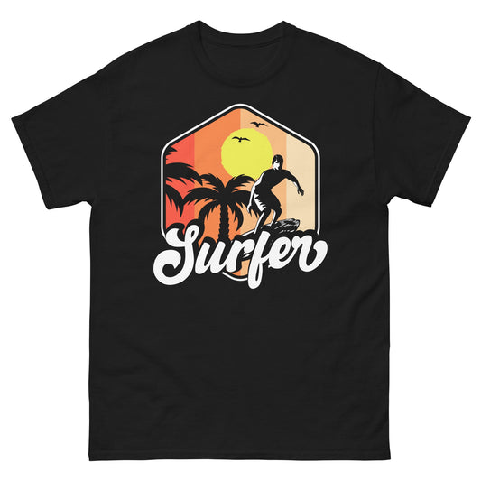 Surfer | Surfing T-Shirt - Black - T-Shirts Online