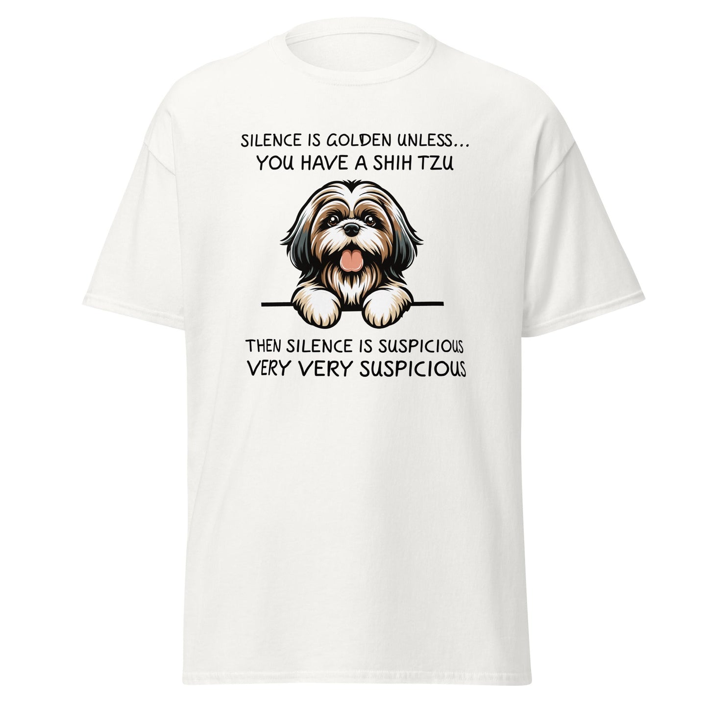Suspicious Shih Tzu | Shih Tzu T-Shirt - T-Shirts Online