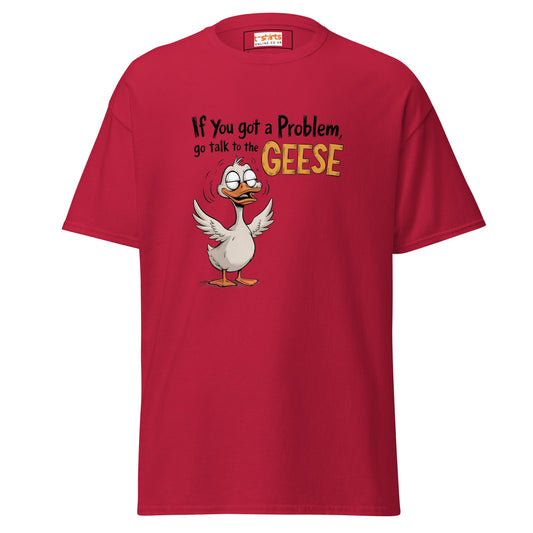 Talk to the Geese | Duck T-Shirt - Cardinal - T-Shirts Online